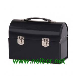 metal material large size tin tool box storage box with handle and lock