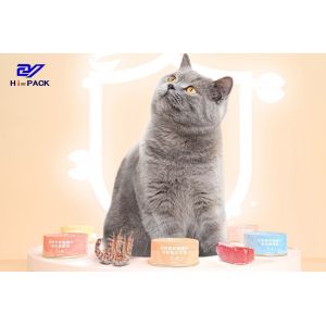 China Couche intérieure de nourriture pour animaux de compagnie boîte emballée Chiens mangent du thon boîte avec couvercle sans PBA supplier