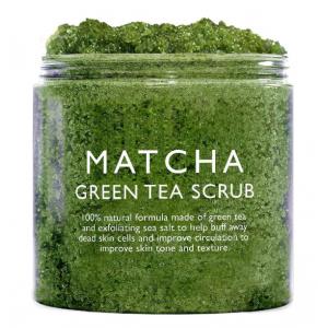 China Green Tea Personal Care Toiletries Deep Cleansing Whitening Organic Matcha Face Body Scrub supplier