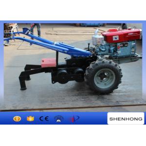 China 5 Ton Double Drum Two Wheel Walking Tractor Winch For Electric Power Construction supplier
