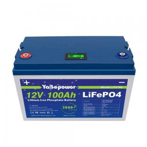 Lifepo4 12v 100ah bateria de lítio ferro fosfato bicicleta elétrica carrinhos de golfe barcos