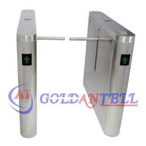 Security Turnstile Gate with 0.2s Barrier Open/Close Time RS-232 Communication Interface and 1-Way Operation Direction