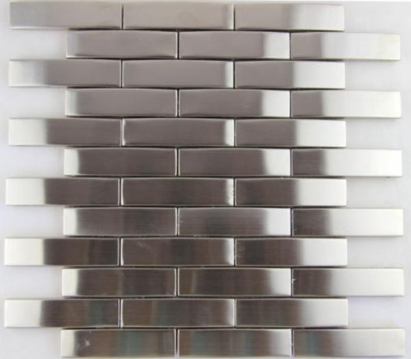 3d Arch Stainless Steel Mosaic Tile Backsplash , Stainless Steel Kitchen Tiles