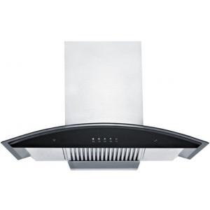 Ductless Wall Mount Range Hood , Stainless Steel Range Hood Three Speed Touch Control