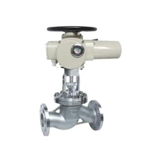 China Multi-turn Electric Actuated Globe Valve for WZ AC220 AC380V 660V Cast Iron Control supplier