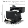 60cm/24inch Roll To Roll Printer Dtf Printer Multicolor Auto Powder Printing Machines