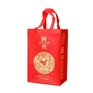 Competitive price promotional custom logo printing non woven bag with a sturdy handle