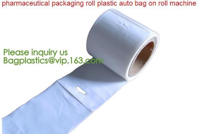 China a linha de rasgo fácil clara de LLDPE pre-abriu no saco de rolo, polybag plástico feito sob encomenda de Preopened do autobag da fábrica LLDPE em um rolo supplier