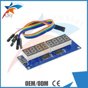 China 8 Digital Led Display Module 8 Parallel 595 Driver Blue Digital Control Circuit Board supplier