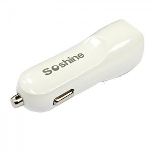 China Soshine AC200 dual usb car charger 2Amps / 10W 2-port USB Car charger Designed for Apple and Android Devices supplier