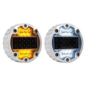 China Wireless Solar Powered Road Reflectors Solid Cast Aluminum Solar Road Stud Lights supplier