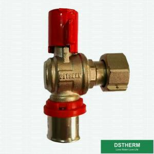 Lockable Brass Union Ball Valve With Press Connector 1/2" - 1"