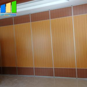 China Plywood Sound Proof Partitions Board Folding Wood Sliding Door Movable Folding Doors Room Dividers supplier