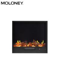 China 66cm Realistic Fire Effect Flush Mount Electric Fireplace Insert With Crackling Sound on sale
