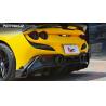 China Paktechz Style Carbon Fiber Kit for Ferrari F8 Carbon Fiber Body Kit Front Shovel Rear Diffuser Spoiler wholesale
