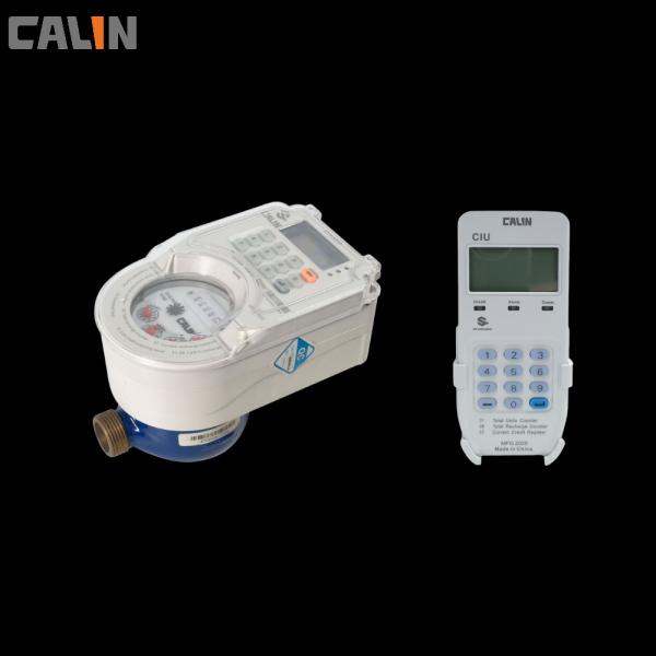 Compteur d'eau prépayé STS avec dimensions 300x125x155 mm et distance de communication jusqu'à 10 km, avec conception MCU + CIU séparée