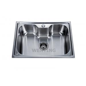 China 6043 high quality single bowl stainless steel sinks factory price supplier