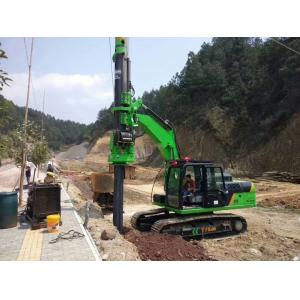 Multifunction 16m Foundation Pile KR50 Excavator Auger Drilling Rig / Well Bore Pile Drilling Rig