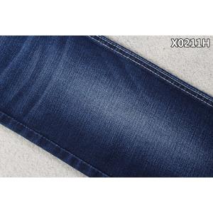 58/59" Width Crosshatch Denim Fabric Men'S Jeans Material Indigo Blue