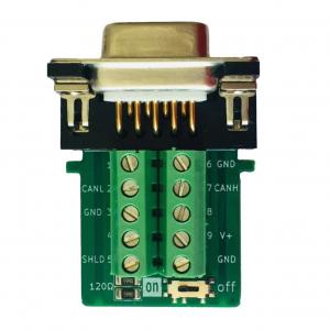 China CAN OPEN Bus Interface to DB9 D Sub 9-pin Adapter Compatible with PCAN CIA Standard 120 Ohm Embedded supplier