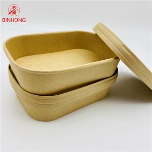 Eco Friendly Disposable 750ml Kraft Paper Food Container