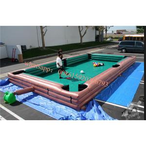 China inflatable billiard table , inflatable human foosball , human foosball sacco ,  human inflatable ball pool table soccer supplier