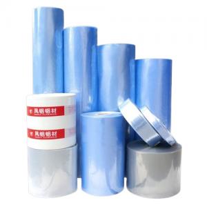 China Transparent Thermal PVC Shrink Wrap Film Centerfold PVC Shrink Packaging Film Roll supplier