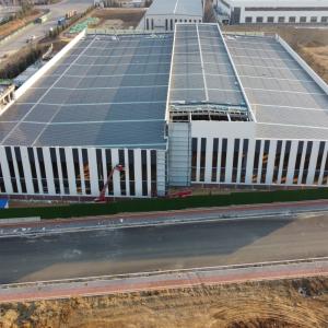 China Prefabricated Steel Structure Workshop with ASTM A36 H-Section Beams wholesale