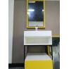 China Stainless Steel Bathroom Sink Cabinets With Stone Sink Easy To Install wholesale