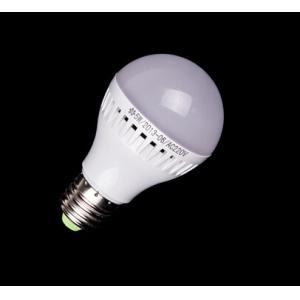 China E27 5W led plastic bulb built-in aluminum radiator high light efficiency supplier