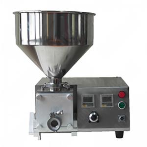 China 2023 Continuous Butter Puff Cake Filling Machine Sandwich Snack Bread Cream Filler Used for Bakery Store supplier