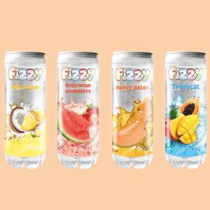 Low Fat Coconut Flavor Yellow Can Soda Carbonated Beverage Low Fat Drink In Can Soda Drink