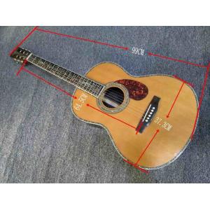 China 39 inches ooo45s Acoustic Guitar Top AAA Solid Red Cedar Abalone Binding Body With Fishman Pickups Rosewood fingerboard supplier