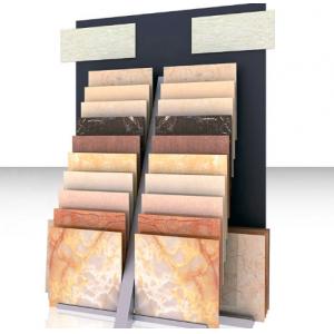 Custom Made Floor Tile Display Rack For Large Supermarket Easy To Move