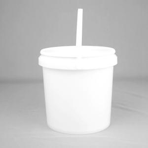 Customized Plastic Paint Bucket 5L/Litre PP Pail White Round Plastic Barrel