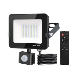 China Security PIR Motion Sensor Led Flood Light with RF Remote Control supplier