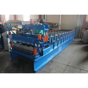 China Auto 840 Metal Roofing Sheet Roll Forming Machine PPGI / GI Material With PLC Control supplier