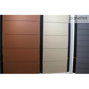 China White Ceramic Facade Exterior Building Cladding Panels With Thermal Insulation wholesale