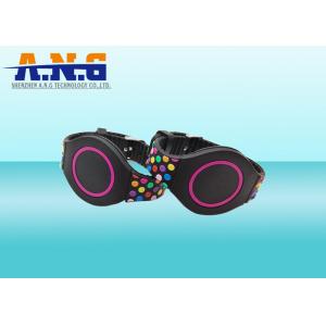 Colorful PVC Rfid Silicone Bracelet with LED Light Watch , Event and Concert USE