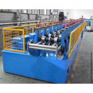 China 5.5KW Upright  Shelf Roll Forming Machine Hydraulic Punching supplier