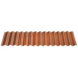 Decorative Copper Corrugated Roofing Sheets Easy Cleaning