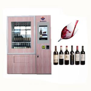 China Coin Bill Card Payment Mini Mart Vending Machine For Sandwich Drinks With Advertising Display supplier