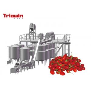 Small Scale Beverage Production Equipment For Wolfberry Medlar Juice Making