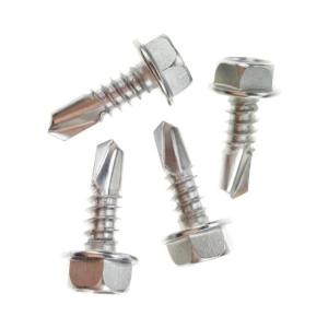 China Thread Washer Head Self Drilling Screw Stailess Steel External Hex Drive supplier