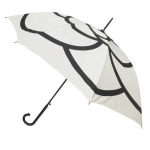 Windproof J Shape Handle 23" Auto Open Stick Umbrella