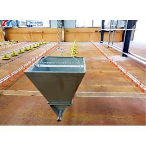 China Convenient Assembly Automatic Chicken Feeder System , Broiler  Chicken Drinking System wholesale