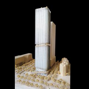 Miniature building models - PES 1:300 Wumart Tower