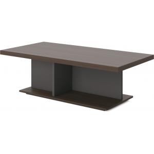 China Anticollision Side Cut  Square Wood Coffee Table 1.4M / 0.6M supplier