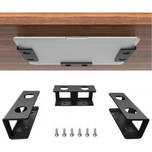 China Aluminum Under Desk Laptop Holder Stand Tray for Table Keyboard Storage in Living Room supplier