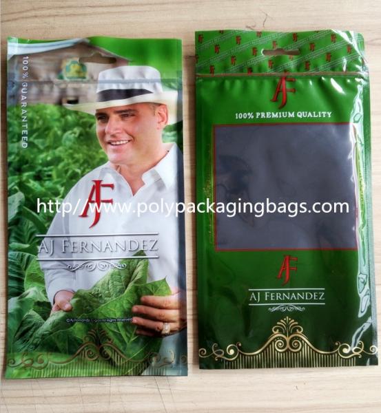 BOPP / LDPE Laminated Moisturizing Cigar Humidor Bags For Traveling Cigar